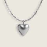 The Amour Muse – Puffed Heart Necklace