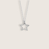 Outline Star Necklace