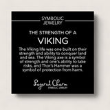 The Wyrd Axe – Two-Tone Silver Necklace