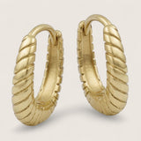 The Meridian Hoops – Huggie Earrings