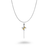 Oathblade – Crowned Sword Necklace