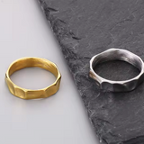 Steel Textured Surface Ring