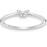 Thin Tiny Butterfly Ring