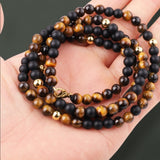 The Sentinel Strand – Tiger Eye Necklace