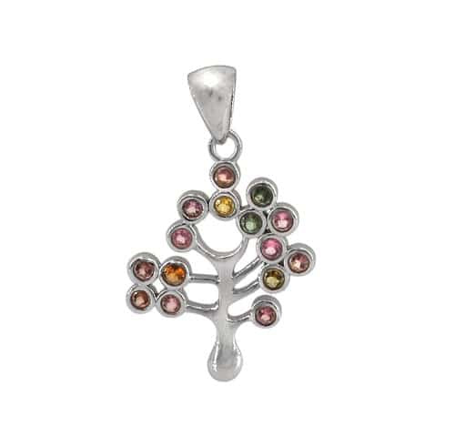 Tourmaline Tree of Life Necklace