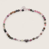 Heartstone Harmony – 3mm Gemstone Bracelet