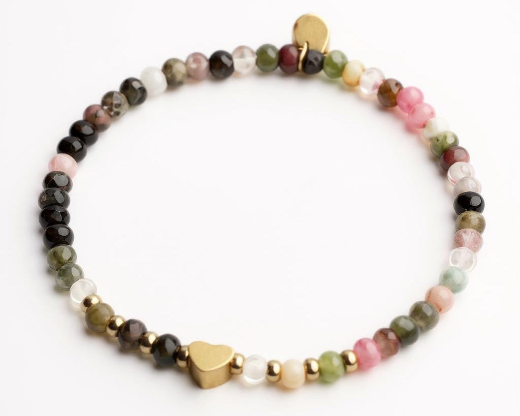 Heartstone Harmony – 3mm Gemstone Bracelet