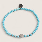 Heartstone Harmony – 3mm Gemstone Bracelet