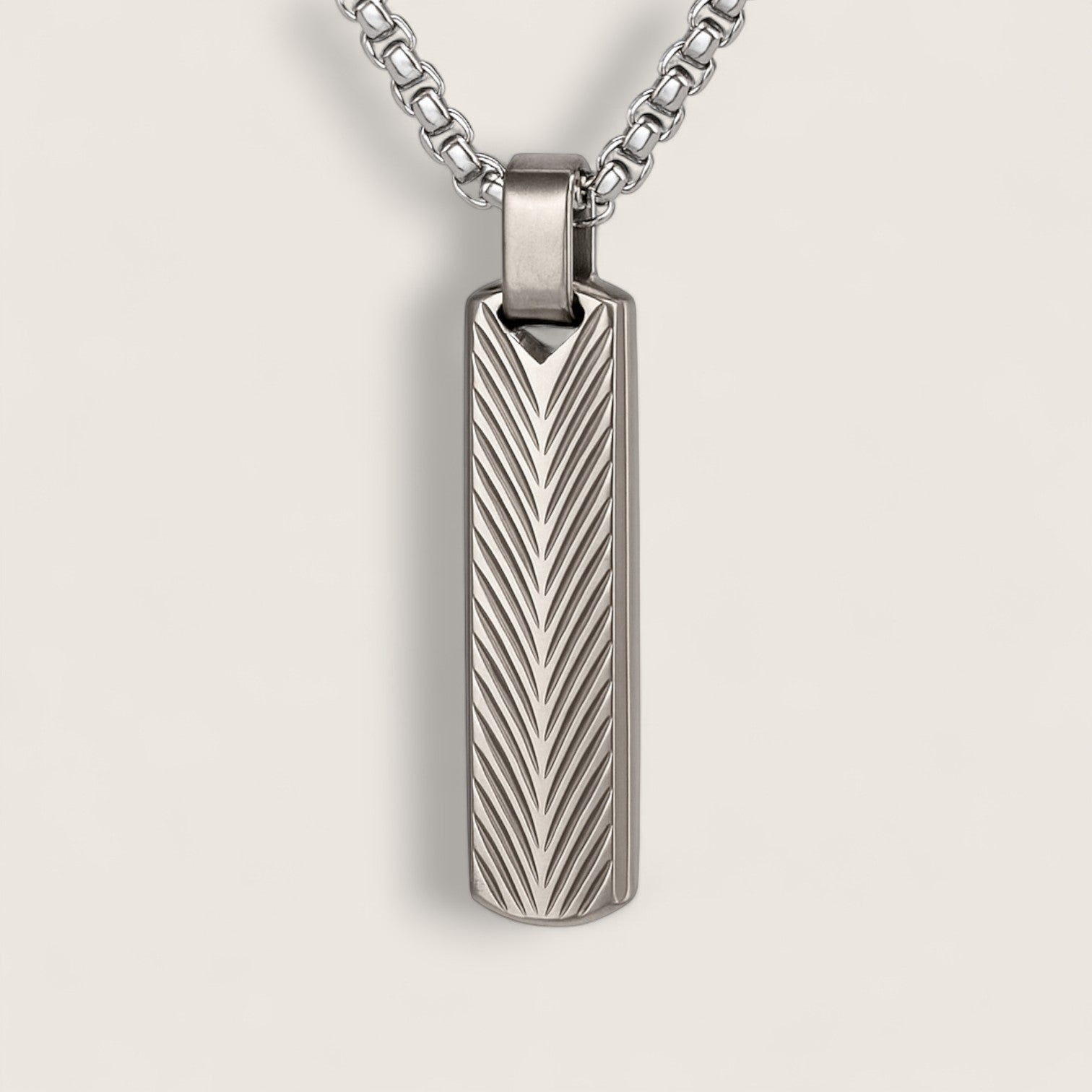 The Axis – Steel Bar Necklace
