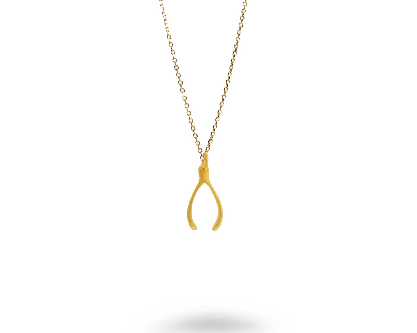 Medium Size Wishbone Necklace