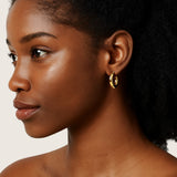 Bold Aura – Chunky Hoop Earrings