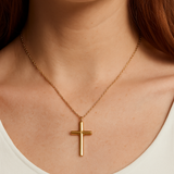 The Devoted – Polished Cross Necklace