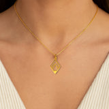 Summit View – Diamond Mountain Necklace