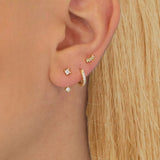 Celestial Arc – CZ Earring Set
