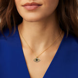 Guardian Gaze - Evil Eye Oval Necklace