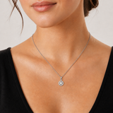 The Moonlit Halo Necklace