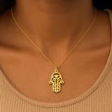 Guardian’s Grace – Hamsa Necklace