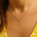 Serenity Bloom – Lotus Flower Necklace