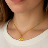 Loyal Companion – Paw Print Necklace
