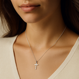Pure Faith – Petite Cross Pendant Necklace