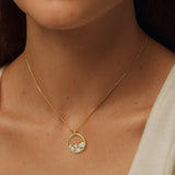 Starlit Path –Round CZ Necklace