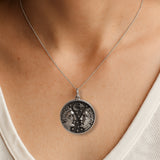 Gemini Double-Sided Coin Zodiac Necklace