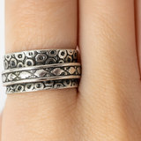 Circles Meditation Ring