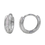 CZ Huggie Earrings
