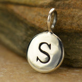 Circle Capital Letters Necklace