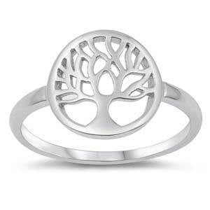 Circle Tree of Life Ring