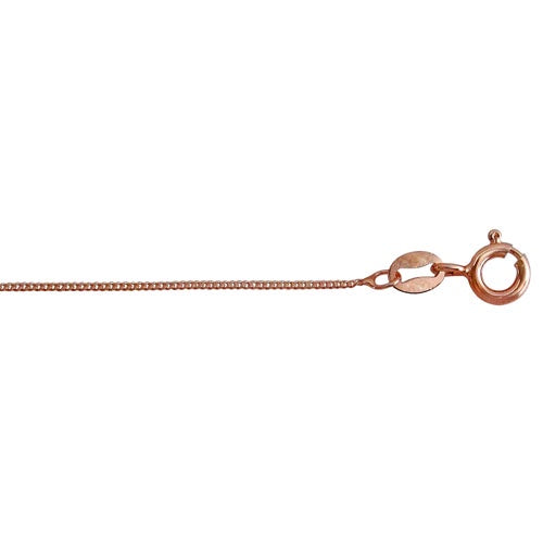 Rose Gold Plated Curb Chain