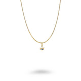 10KT Evil Eye with Lashes Pendant Necklace