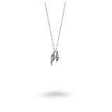 Small Double Angel Wing Necklace