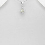 Opal Turtle Necklace
