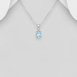 Gemstone Solitaire Necklace