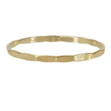 14KT Filled Hammered Ring 1.5mm