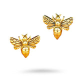 14KT Plated Bee Stud Earrings