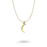 14KT Plated Moon Necklace