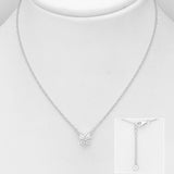 CZ Butterfly Wings Necklace