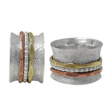 Tri-Tone Meditation Ring