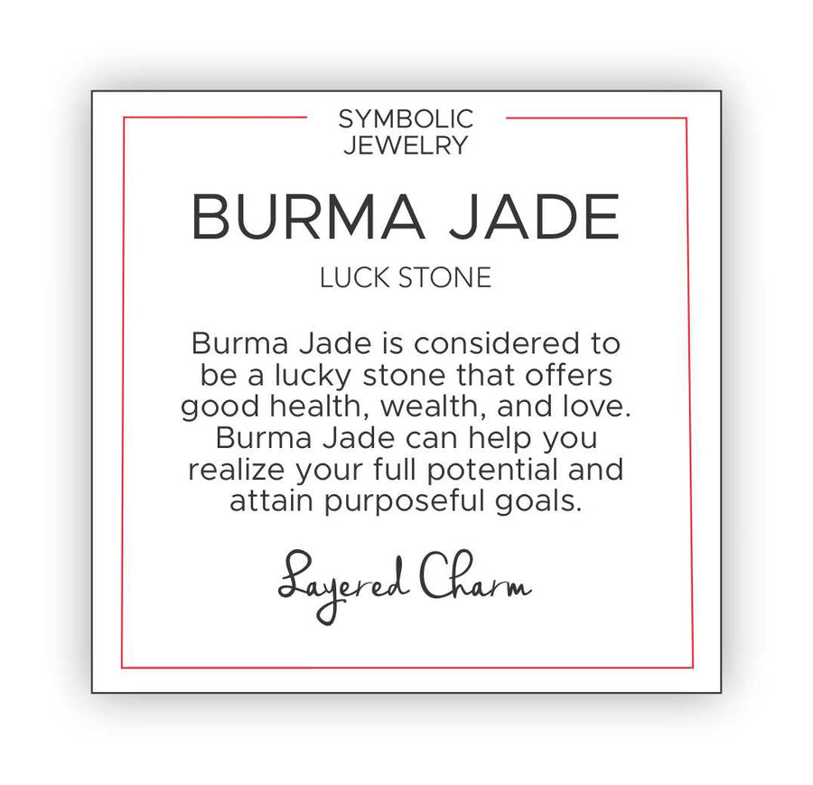 Burma Jade Stone Bracelet