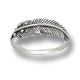 Feather Closed Ring