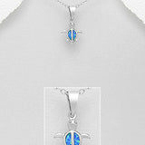 Opal Turtle Necklace
