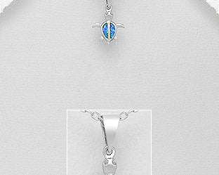 Opal Turtle Necklace