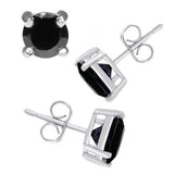 Black CZ  Earring Studs