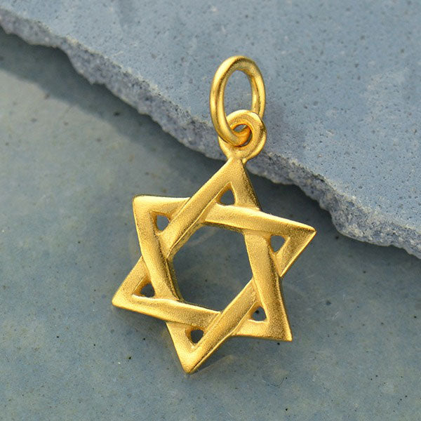 Smooth Star of David Necklace