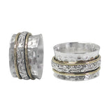 Meditation Ring with Swirl Design