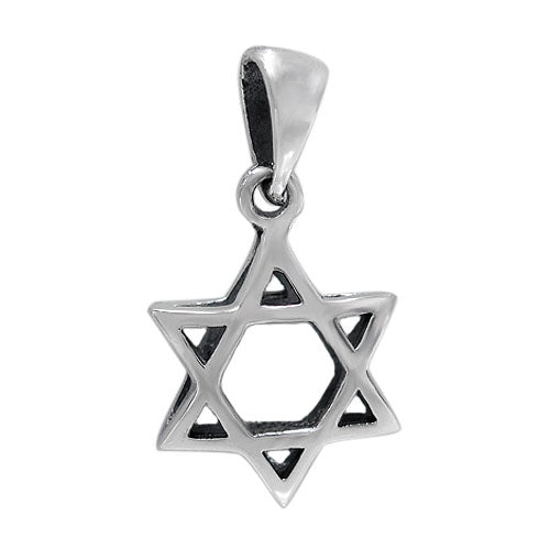 Puff Star of David Necklace