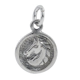 Round Horse Head Necklace