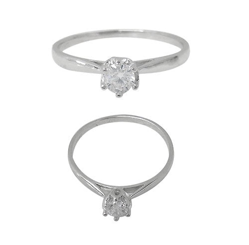 Solitaire 4mm Ring